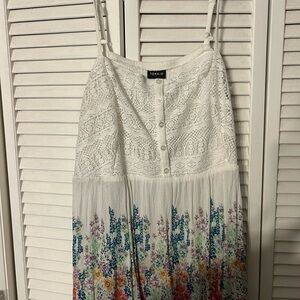 Torrid White Textured Top